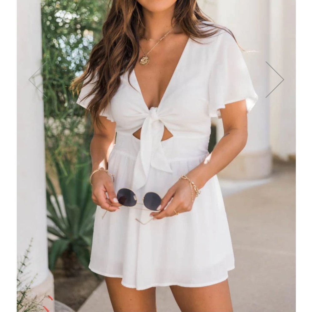 Pink Lily Romper